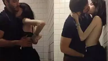 Brizar Sex - Indian video Cute Marina Fraga Fucking By Her Boyfriend In Public Toilet