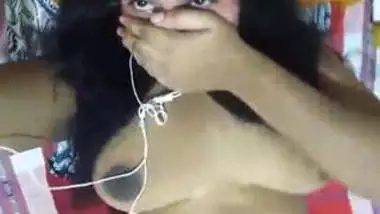 Very Hot Sri Lankan Big Busty Girl On Video Call Leaked With Loud Moaning Part 2