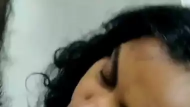 Fucking mouth of sexy Tamil wife