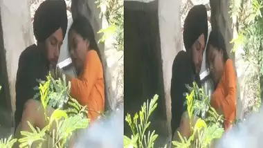Girlfriend fucked outdoors hidden cam Punjabi sex