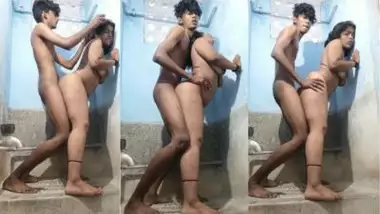 Skinny guy drills a chubby girl’s pussy in a desi sex video
