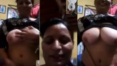 Big boob teacher enjoys video call sex with her student